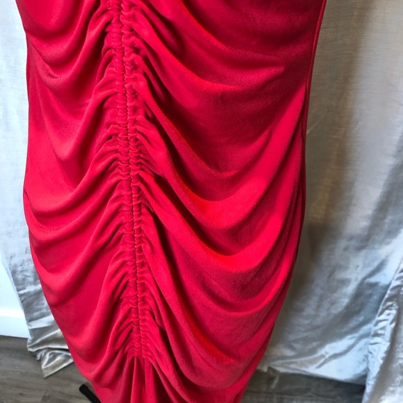 Zara Red Midi dress women’s size M - Picture 6 of 11